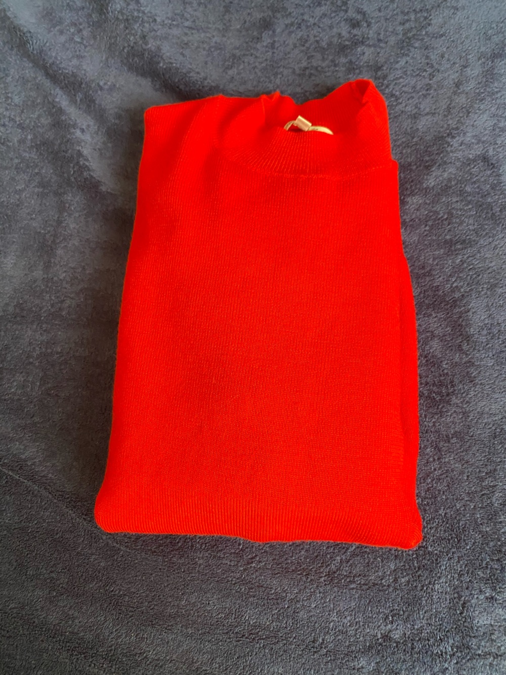 Madewell Red Mock Neck Sweater Size Small NWOT - Picture 4 of 4